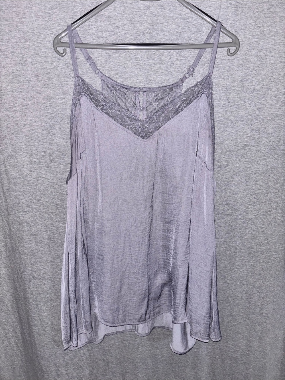 torrid Lavender Lace-Trim Spaghetti Strap Cami
